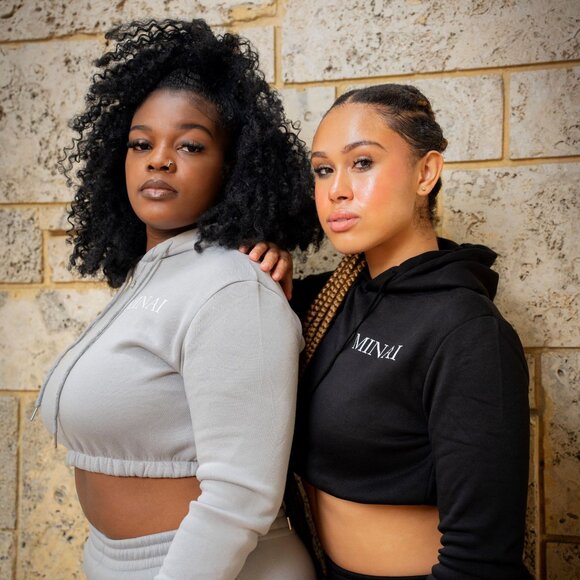 Cropped Hoodie Set - Picture 1 of 6